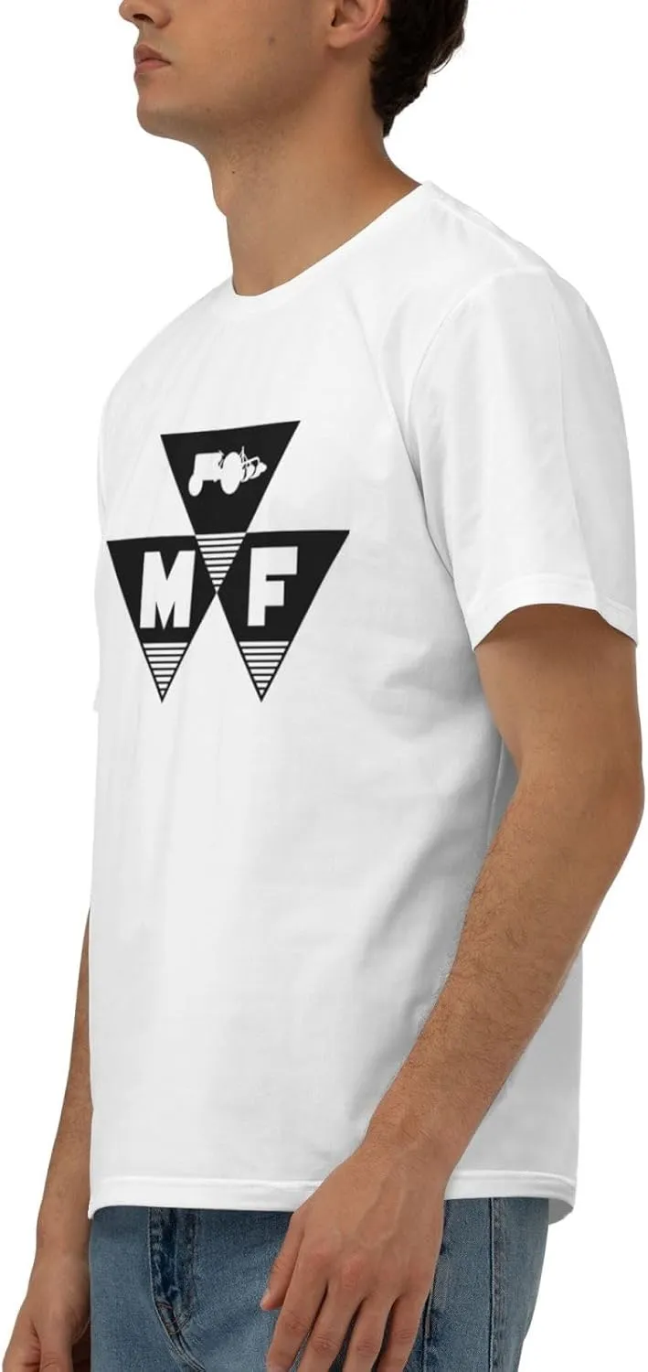 Massey Ferguson Men's 170g Combed Cotton Short Sleeve T-Shirt Black