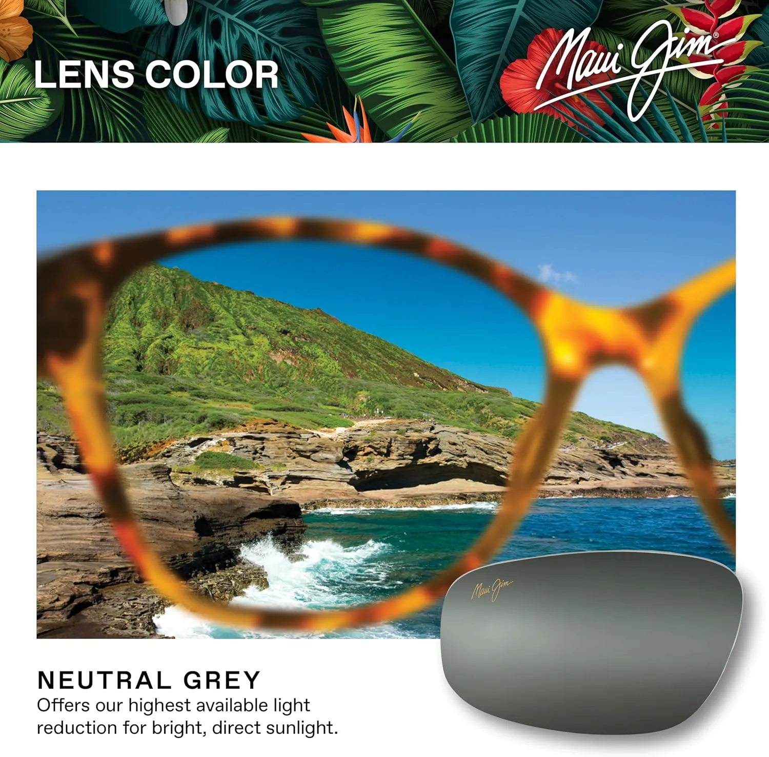 Maui Jim Men's and Women's Valley Isle Polarized Classic Sunglasses