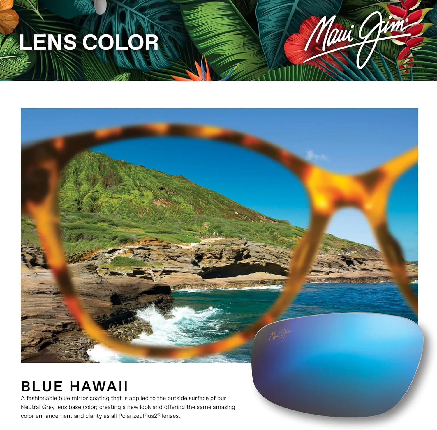 Maui Jim Men's and Women's Valley Isle Polarized Classic Sunglasses