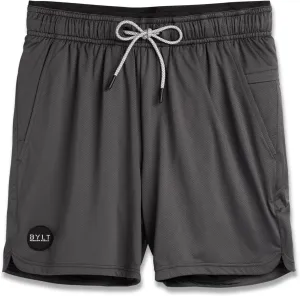 Men's Linered Trainer Short - Quick Dry Workout Shorts for Men, Drawstring Waistband - Lightweight Polyester & Spandex