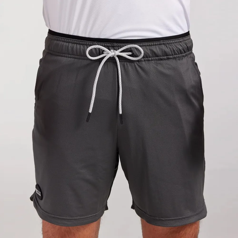 Men's Linered Trainer Short - Quick Dry Workout Shorts for Men, Drawstring Waistband - Lightweight Polyester & Spandex