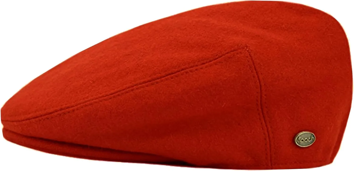 Men's Premium Wool Blend Classic Flat Ivy Newsboy Collection Hat