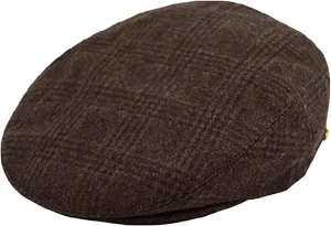 Men's Premium Wool Blend Classic Flat Ivy Newsboy Collection Hat