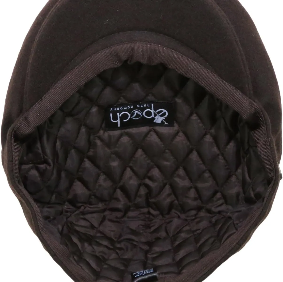 Men's Premium Wool Blend Classic Flat Ivy Newsboy Collection Hat