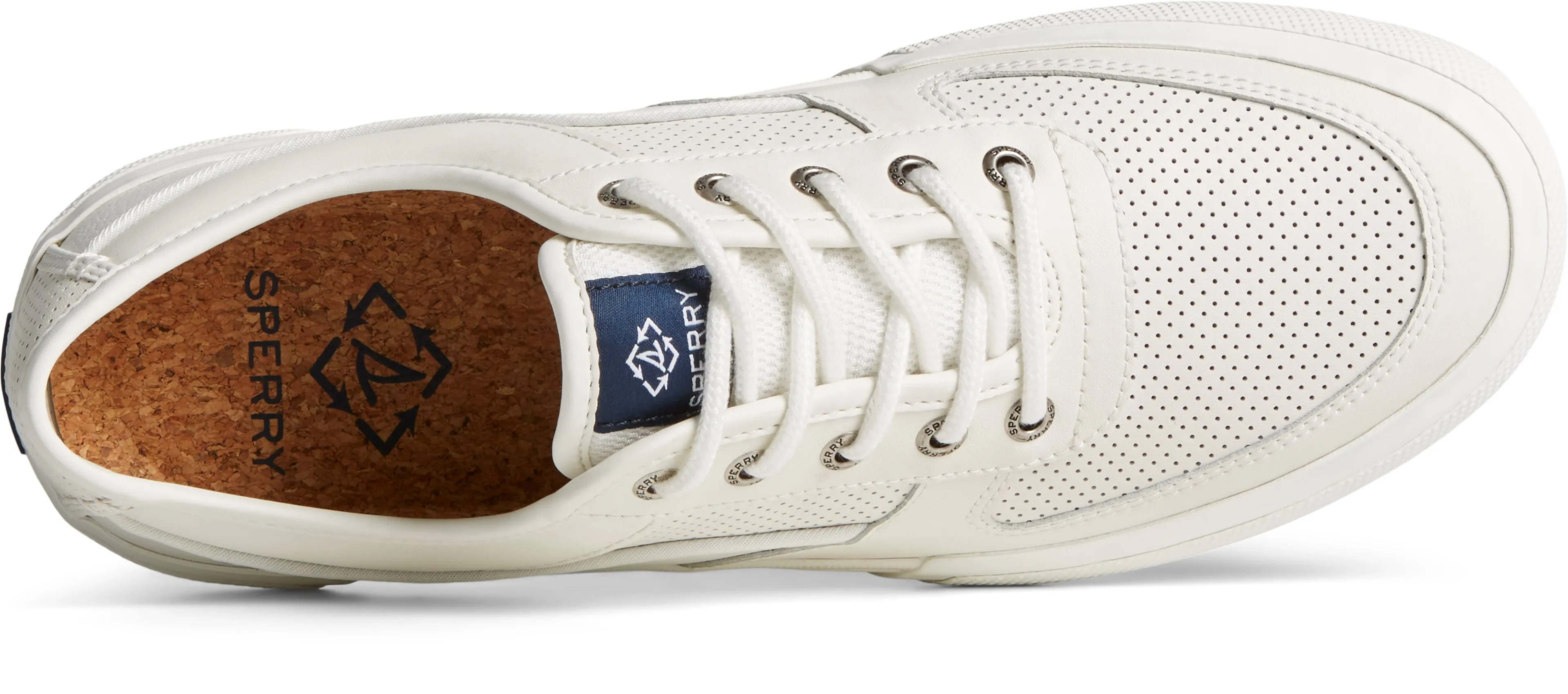Men's Soletide SeaCycled Leather White