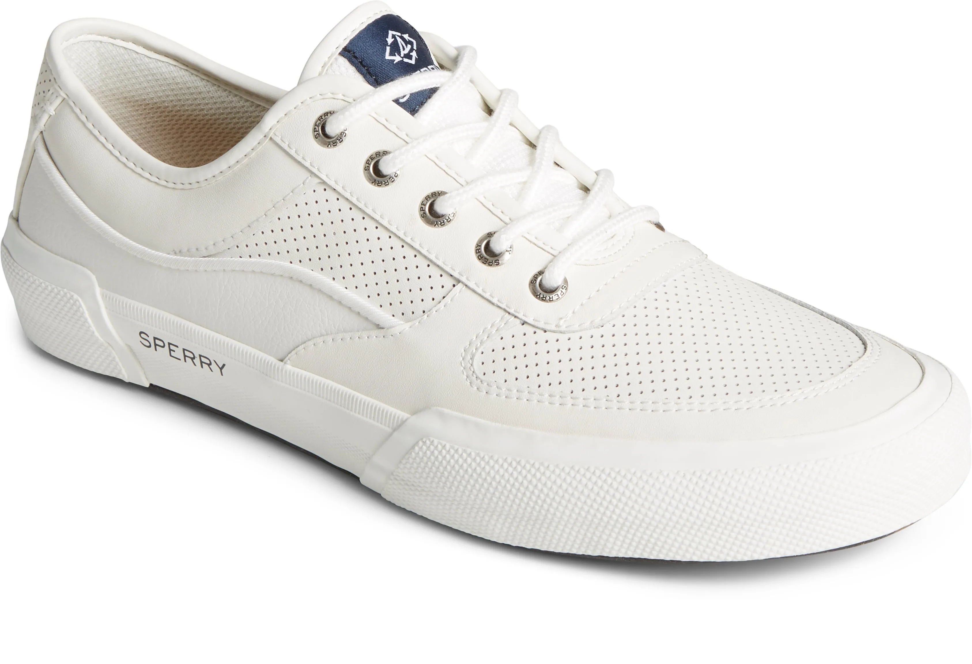 Men's Soletide SeaCycled Leather White