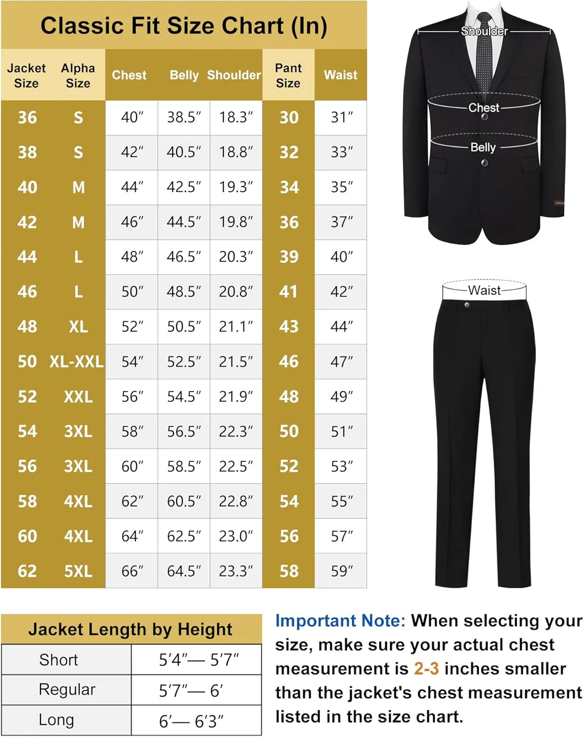 Men's Suit 2 Piece Classic Fit 2 Button Single Breasted Business Jacket Blazer Flat Pants Set