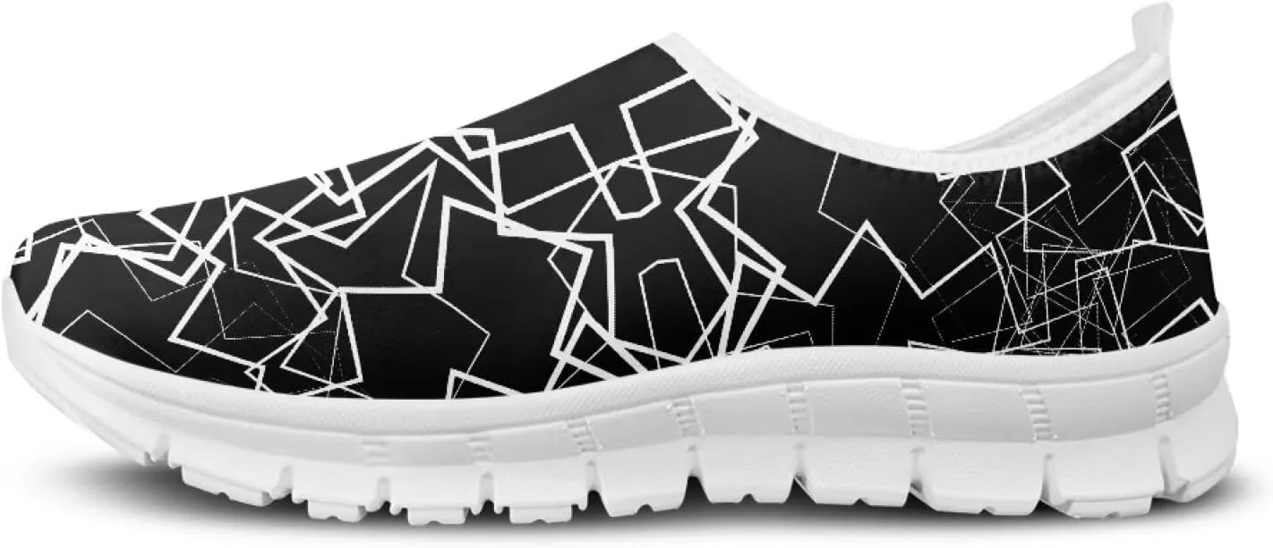 Men's Walking Shoes Lightweight Sneakers Walking Casual Comfortable Travel Shoes （White Sole）