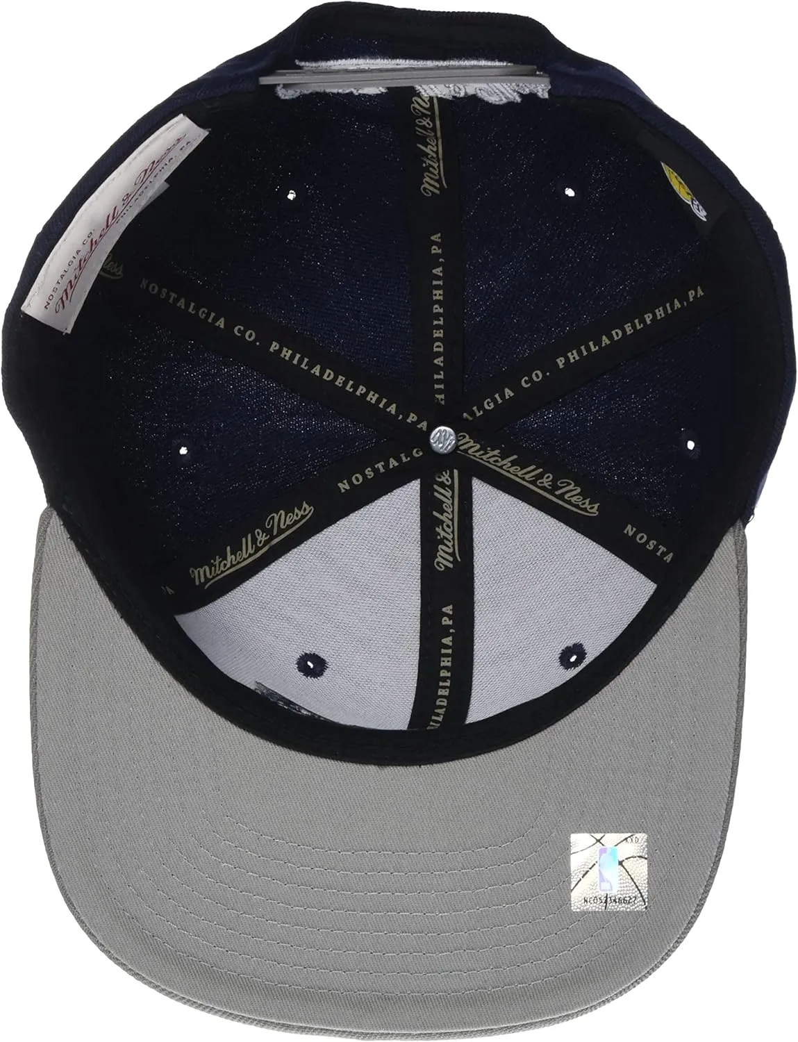 Mitchell & Ness Men's Navy Spirit Snapback Cap