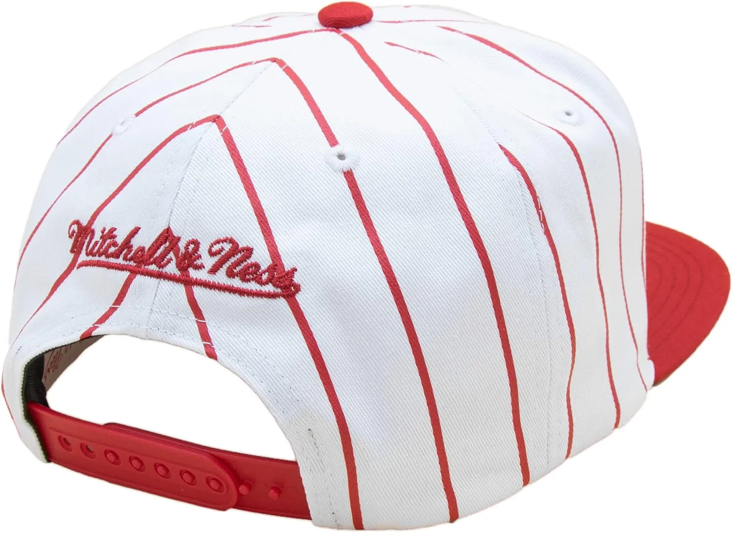 Mitchell & Ness Men's Retro Pinstripe Snapback Cap