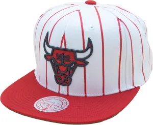 Mitchell & Ness Men's Retro Pinstripe Snapback Cap