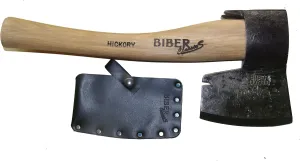 Muller Carpenters Right Bevel Broad Hatchet Axe - 1100 g Head - Hand Forged in Austria - Biber Classic