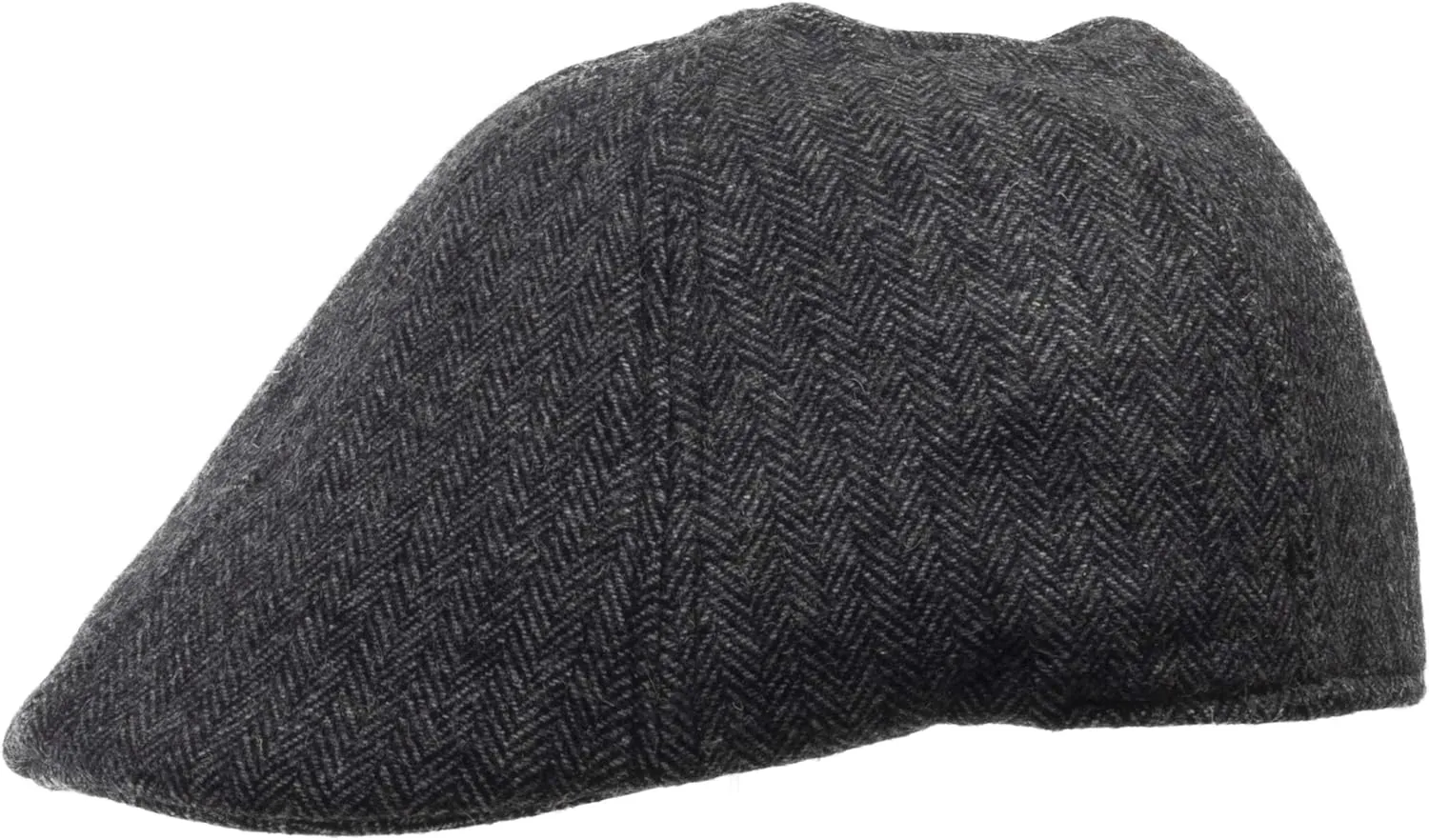 Murphy Wool Herringbone Ivy Flat Cap