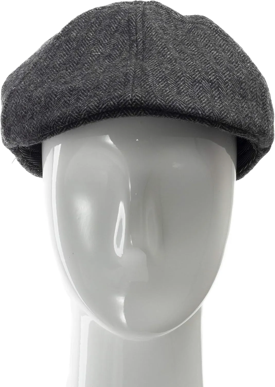 Murphy Wool Herringbone Ivy Flat Cap