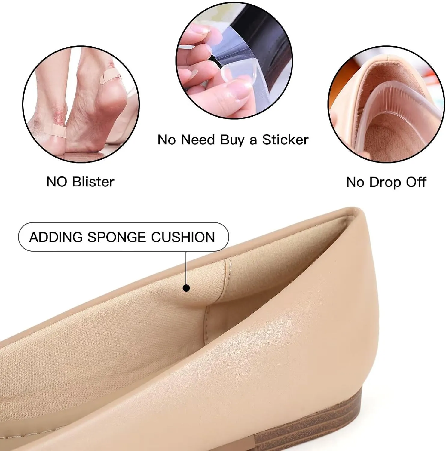 MUSSHOE Flat Shoes Women Comfortable Slip on Women's Flats