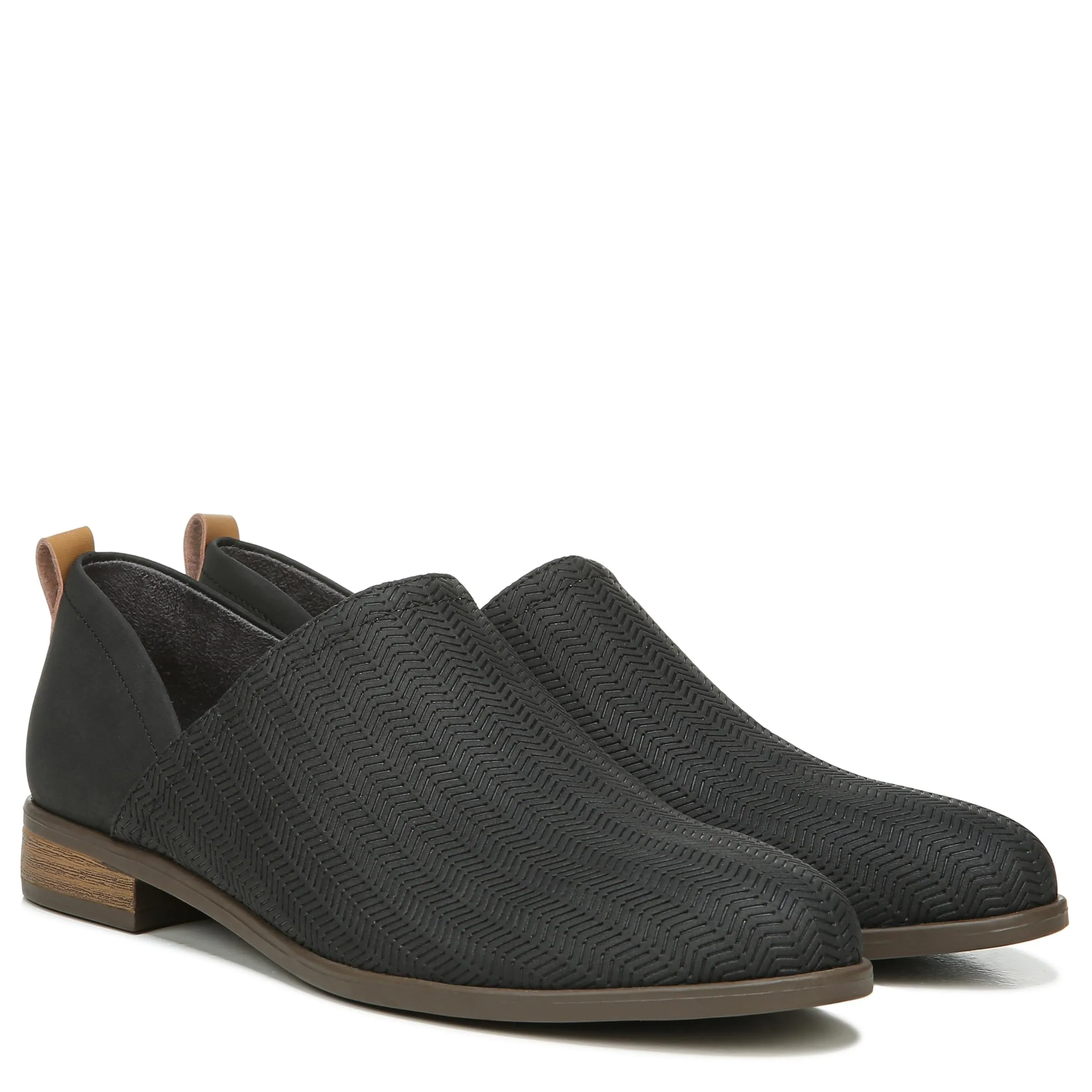 New V On Design W Scholl's Rounded 10 New-year sale Closing soon Toe Loafers Ruler Day Black Fashion Dr. Slip