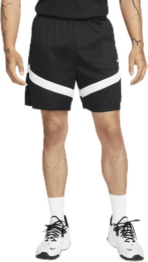 Nike Icon Men's Dri-FIT 6" Basketball Shorts (Black/Black/White/White, FQ5527-010) Size X-Large