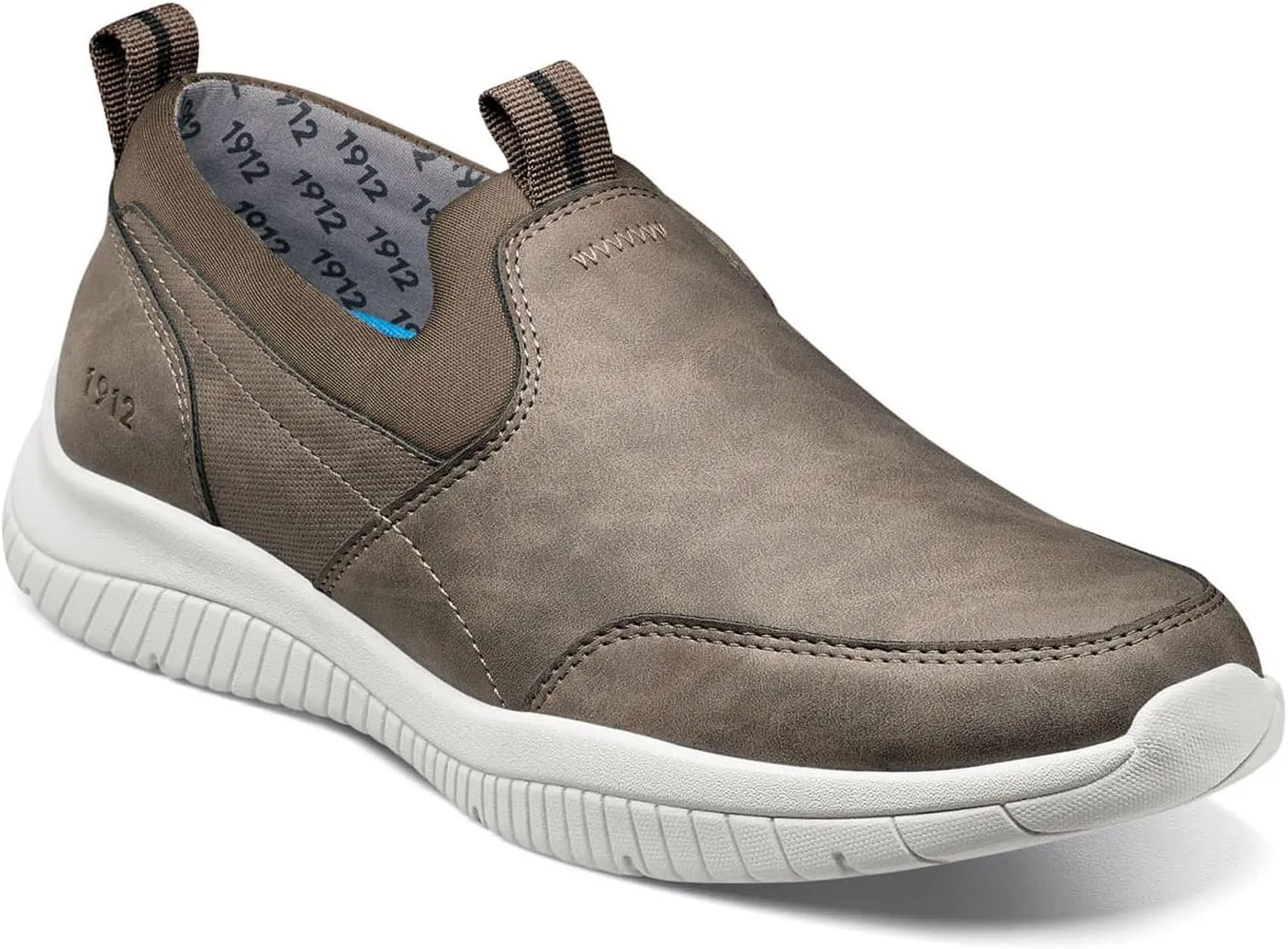 Nunn Bush Men's Kore City Pass Moccasin Toe Slip-on Athletic Style Casual Lightweight Loafer