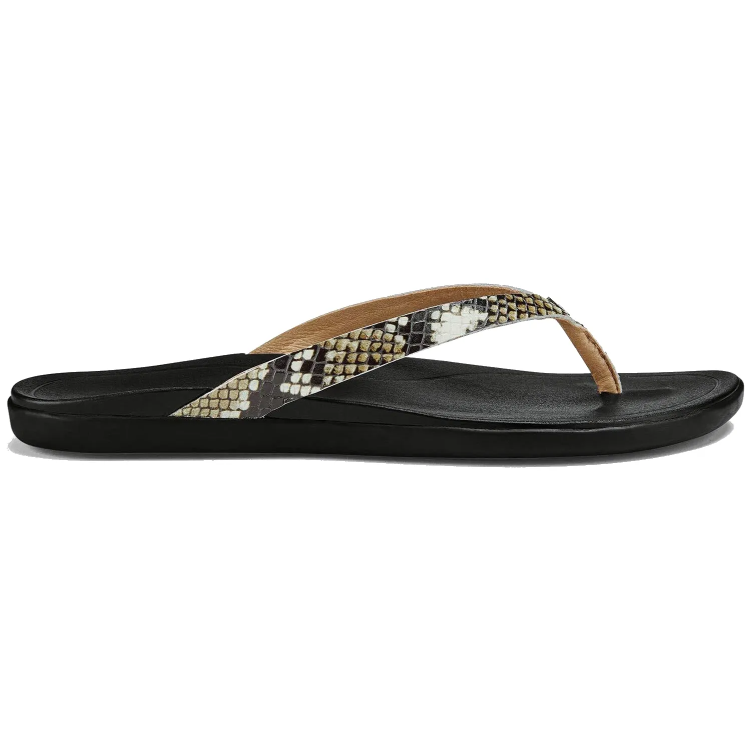 OluKai Women's Ho‘ōpio Leather Sandals