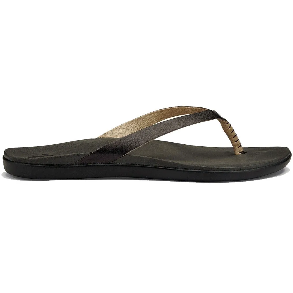 OluKai Women's Ho‘ōpio Leather Sandals