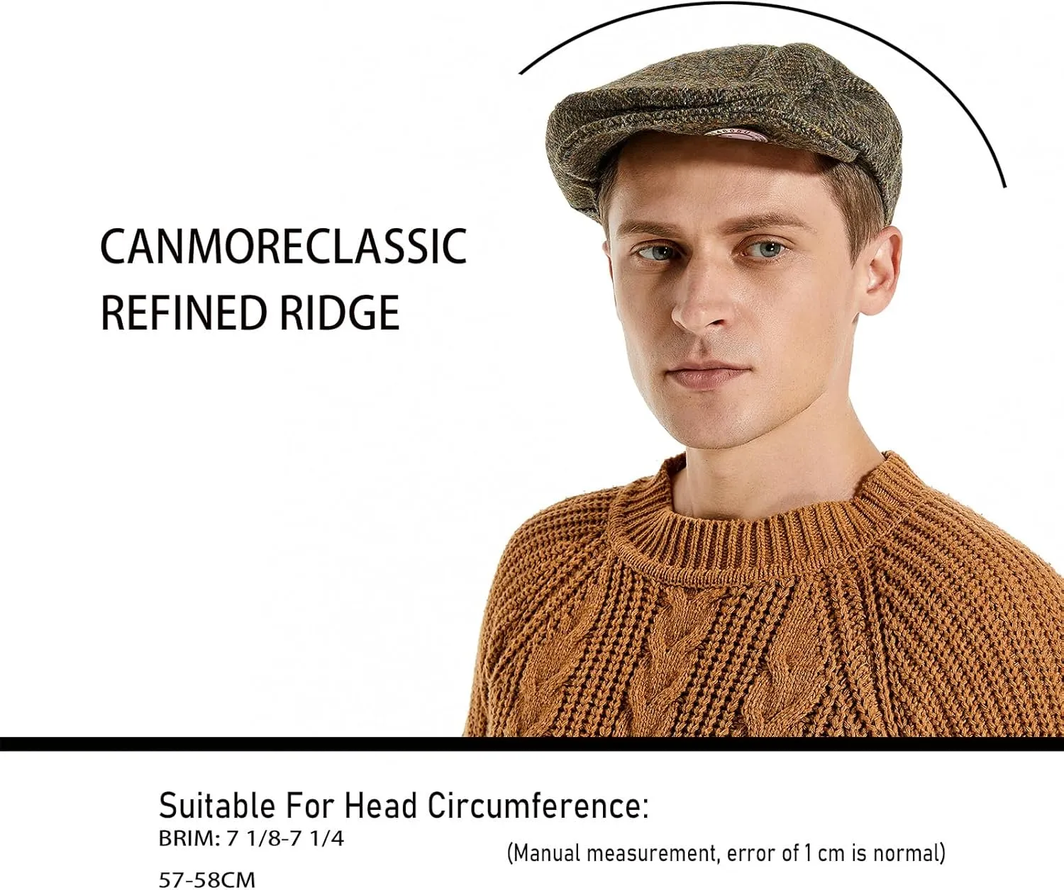 Original Newsboy Hats for Men Peaky Blinders Golf Silicone Caps Flat Beret Boston Chauffeur Tweed Wool Hat