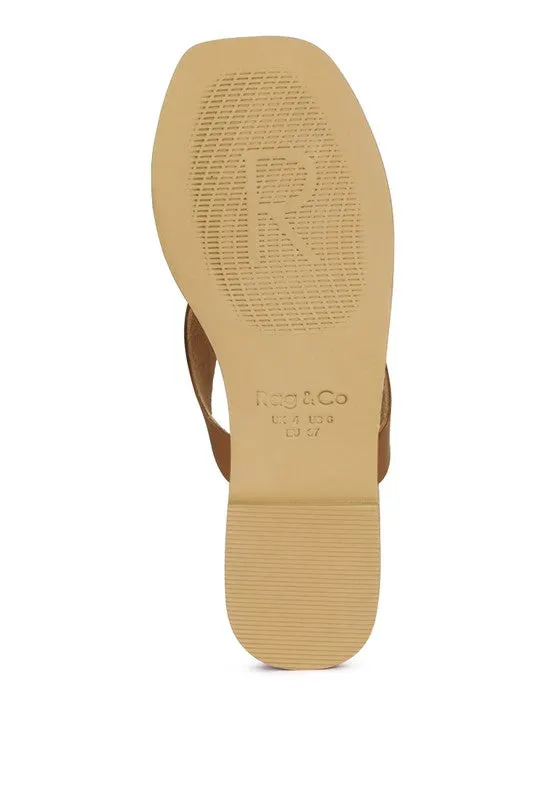 OROFER SOFT LUXURY THONG FLATS *GENUINE LEATHER*