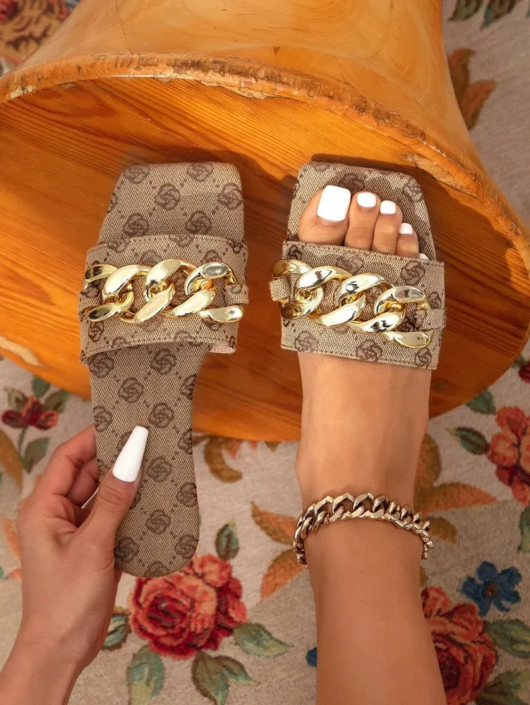 Outdoor Comfortable & Fashionable Strappy Flat Sandals For Vacation