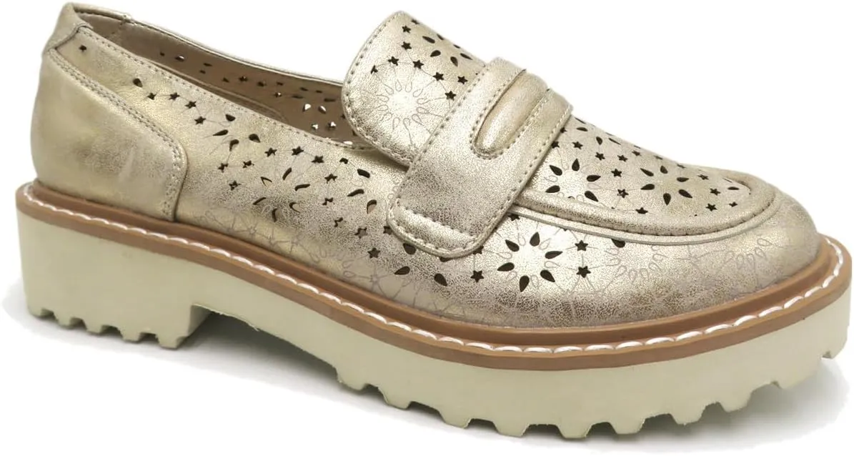 Pierre Dumas Women's Mora 3 Gold, 8.5