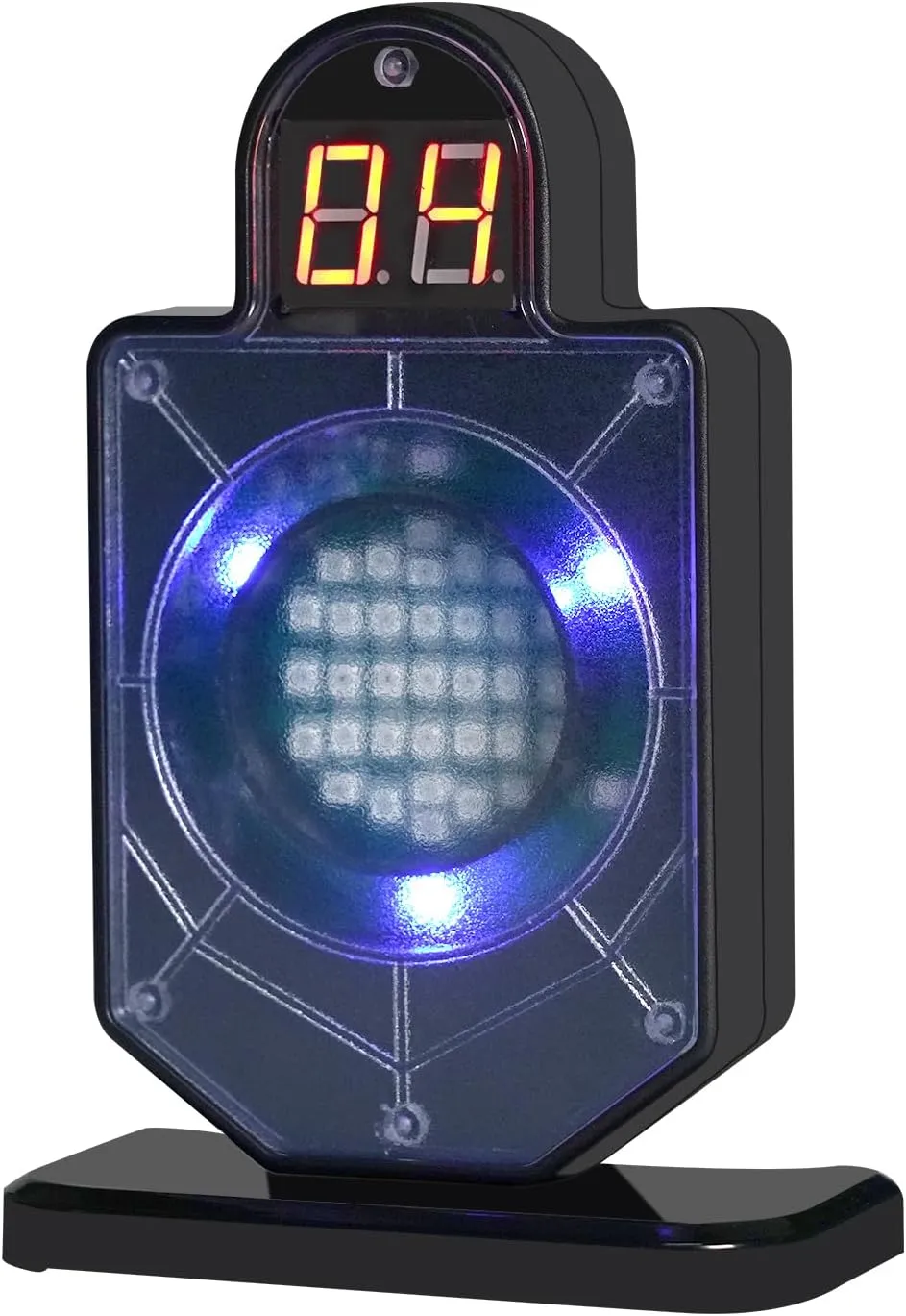 Portable Laser Training System, Laser Trainer Target for Reactive Laser Shooting and Dry Fire Practice, Indoor Safe Dry Fire Gun Training Target Compatible Most of Laser Cartridges