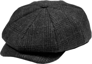 POUDAY Newsboy Cap for Men - Irish Newsies Cabbie Hat - Flat Winter Hat