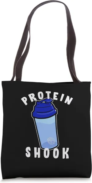 Protein Shook Funny Fitness design Tote Bag
