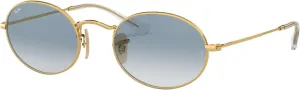 Ray-Ban RB3547N Oval Flat Lens Sunglasses