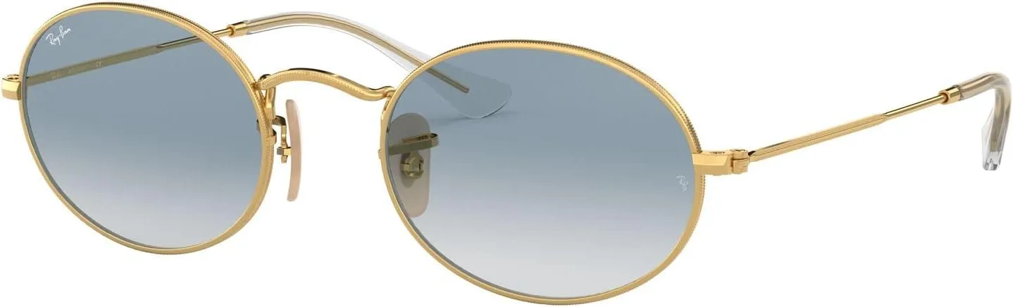 Ray-Ban RB3547N Oval Flat Lens Sunglasses