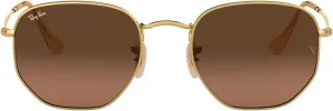 Ray-Ban RB3548N Hexagonal Flat Lens Sunglasses