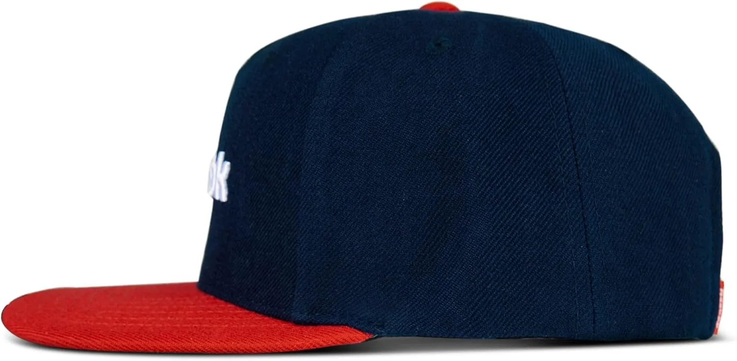Reebok Originals Hat | Snapback | Adjustable | Flat Brim | Classic | Baseball Cap | Athletic Styling | Acrylic