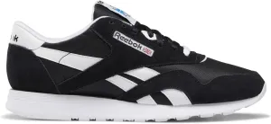 Reebok Women's Classic Nylon Trainers, Cblack Ftwwht Ftwwht, 10 Women