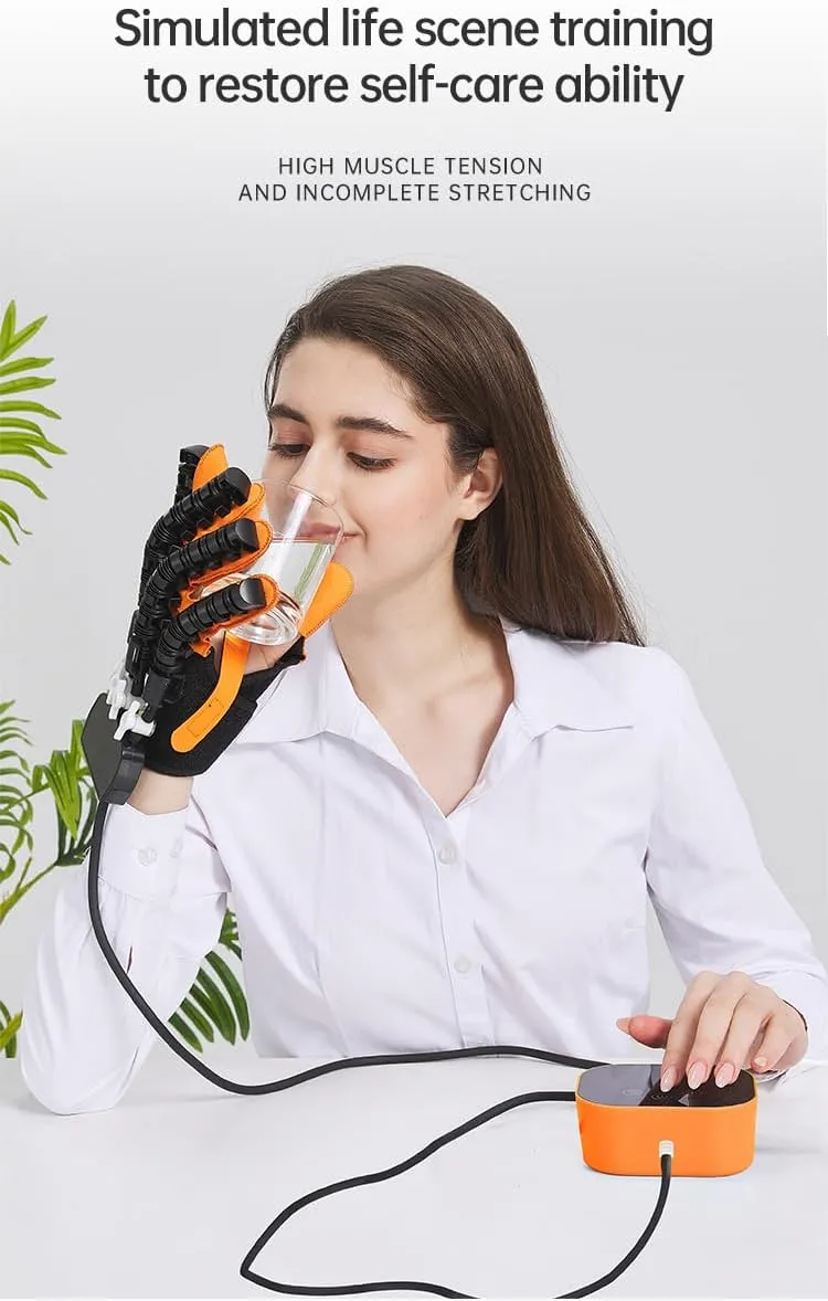 Rehabilitation Robotic Gloves,Stroke Therapy Equipment for Adults,Hand Rehabilitation Robot Gloves,Stroke Recovery