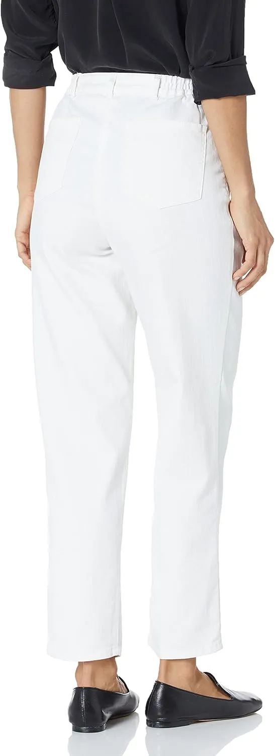 Ruby Rd. Women's Petite Classic Flat Front Denim Jean