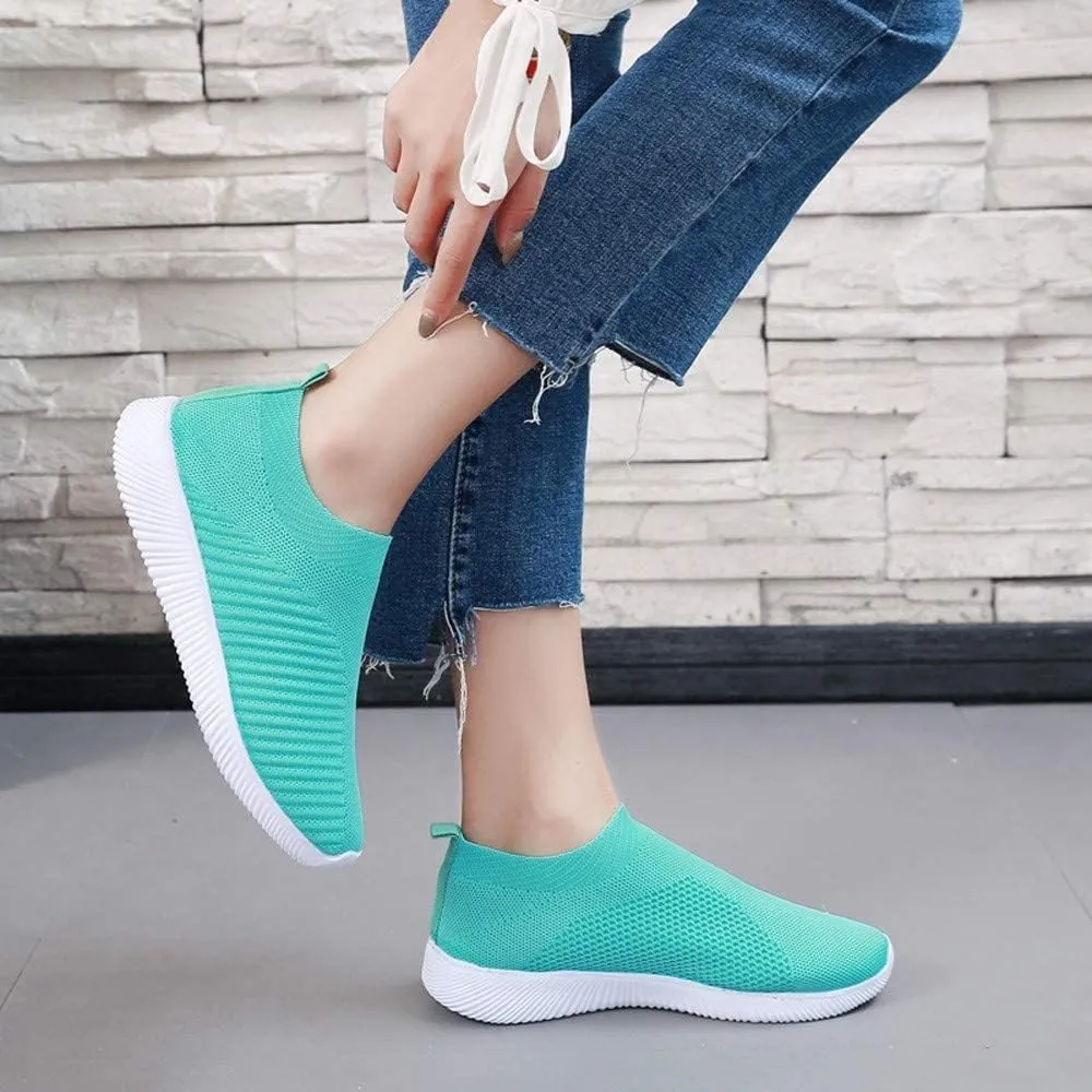 Running Shoes Women's Sneakers Comfortable Outdoor Sneakers Walking Breathable Lightweight Running Lace-Up Shoes Casual Shoes Non-Slip Sneakers