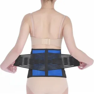 S-6XL Back Support Belt Lumbar Brace Slimming Shapers Belt Waist Trainer Belt For Men Women Dual Adjustment Weight Loss Fitness Fat Burner Workout Support ( Color : Black , Size : XXXXL/XXXX-Large )