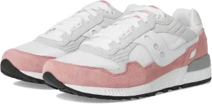 Saucony Unisex Shadow 5000 Sneaker, White/Salmon, 10.5 US Men