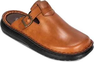 Sawyer - Leather Clog-Toe Sandal - Mens Sandals