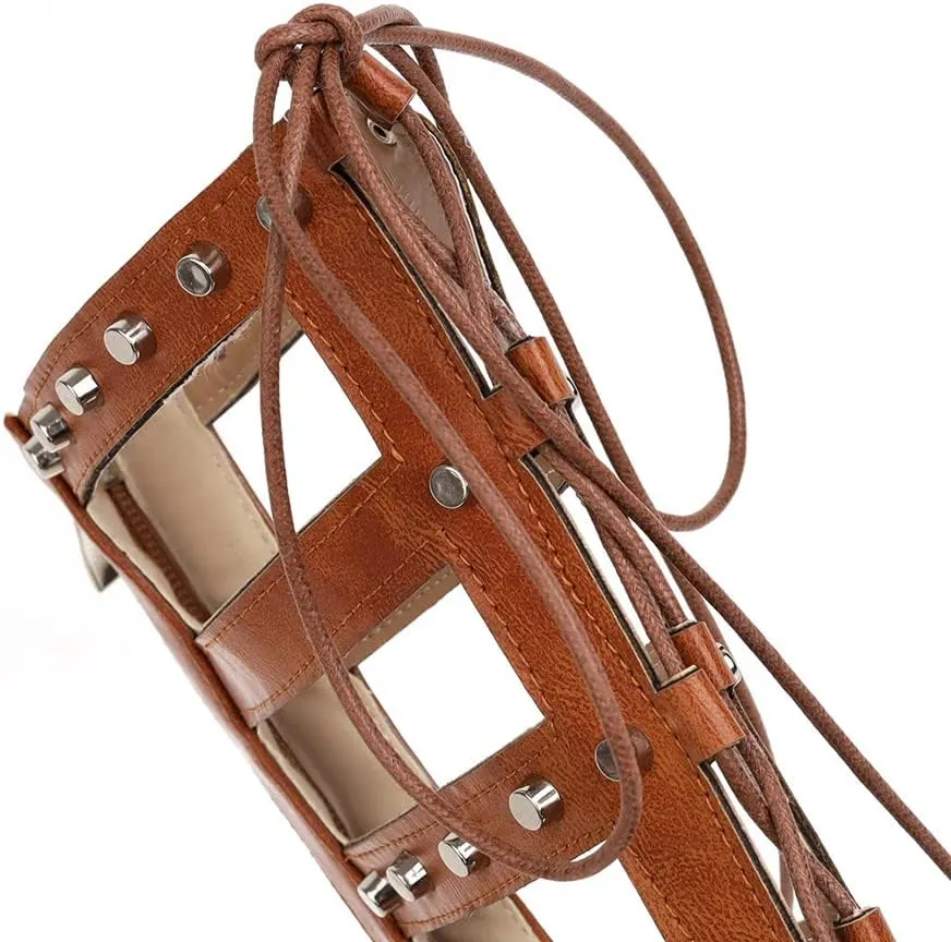 Scaoruki Women Classic Gladiator Sandals Flat Summer Boots