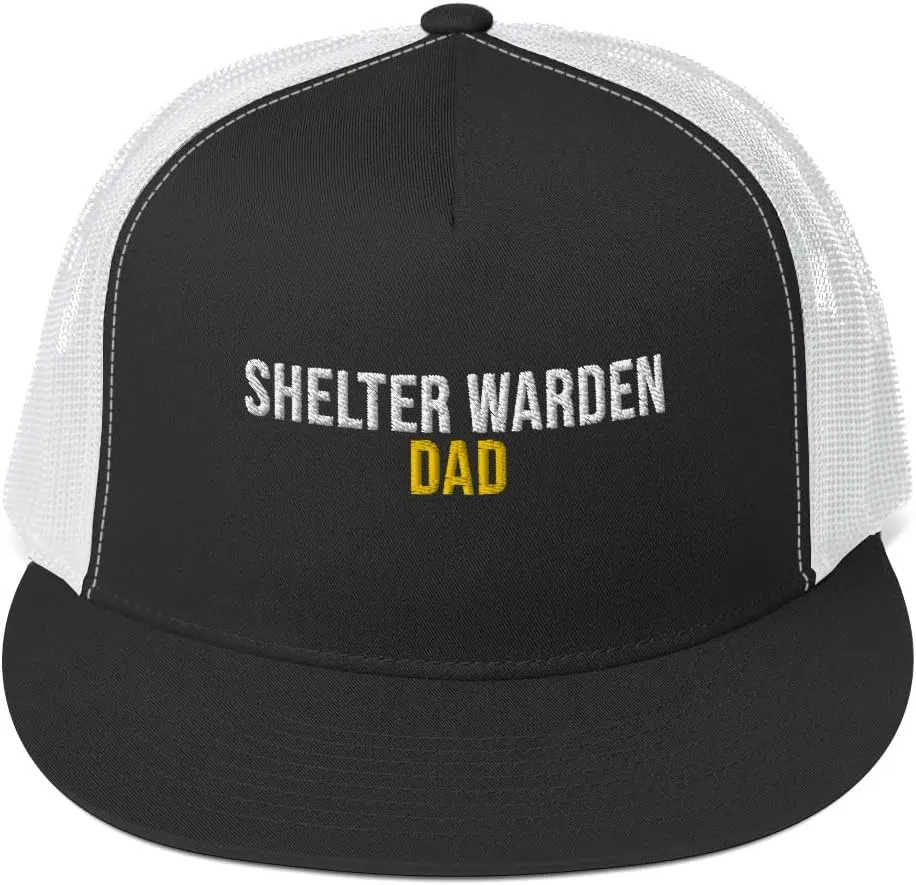 Shelter Warden Dad Hat (Embroidered 5-Panel Trucker Cap) Shelter Warden Apparel