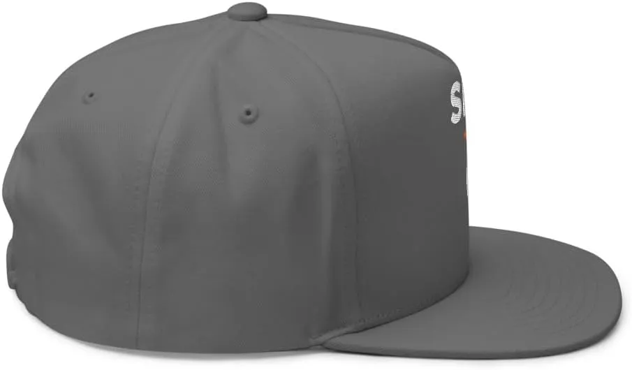Silly Goose Hat (Embroidered Flat Bill Snapback Cap) Funny Cartoon Goose Hats