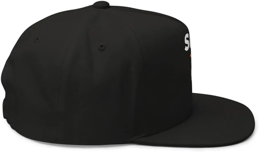 Silly Goose Hat (Embroidered Flat Bill Snapback Cap) Funny Cartoon Goose Hats