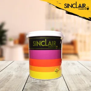 SINCLAIR FLAT LATEX PAINT (White - 4 Liter)