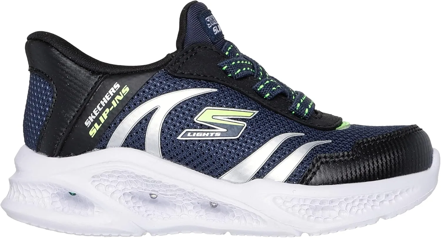 Skechers Boy's Meteor-Lights-Brisk Sneaker