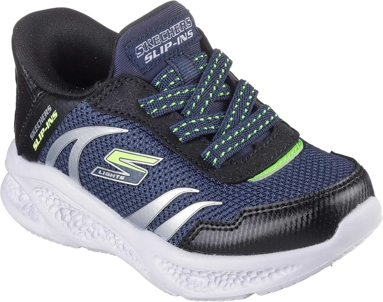 Skechers Boy's Meteor-Lights-Brisk Sneaker