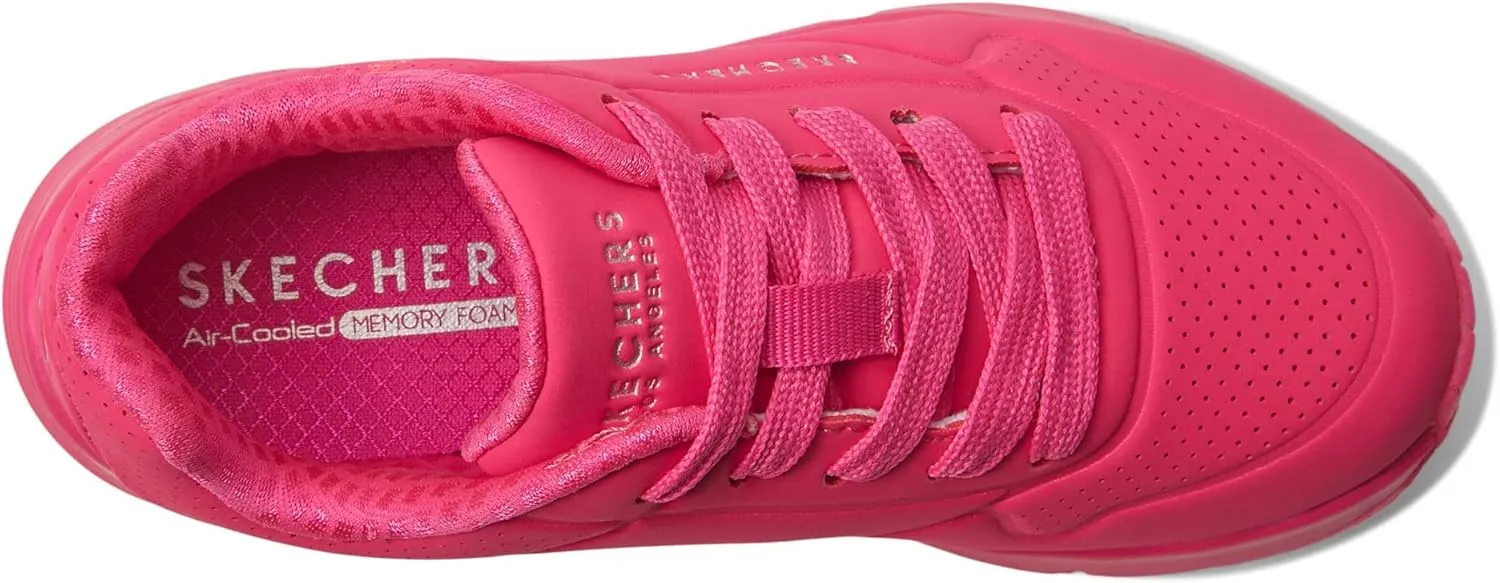 Skechers Kids Girl's Street Uno Gen1-Neon Glow Sneaker